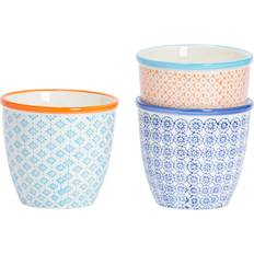Hand Printed Plant Pot 3-pack
