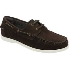 Men - Suede Boat Shoes Frank Wright Men's Knight Mens Boat Shoes - Brown