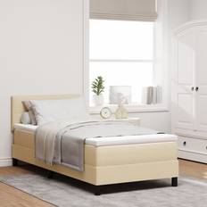 200cm Continental Beds vidaXL Box Spring with Mattress 90x200 cm Continental Bed