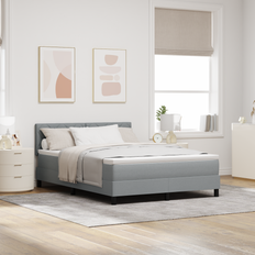 Continental Beds vidaXL Box Spring with Mattress Light 160x200 cm Continental Bed