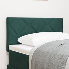Senge & Madrasser vidaXL Hovedgærde Diamantblokke Design Mørkegrøn 80 cm Fløjl Sengegavl