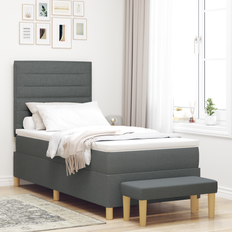Senge & Madrasser vidaXL Box Spring Seng Madras Bænk 90x200 cm Rammeseng