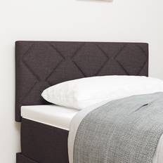 Senge & Madrasser vidaXL Diamantblokke Design Mørkebrun 80 cm Sengegavl