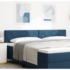 Senge & Madrasser vidaXL Hovedgavl Diamond Blocks Design Blå 200 cm Sengegavl
