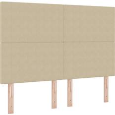 vidaXL Enkel Design Ljusgröngrå 140 cm Sänggavel