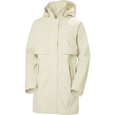 Dam - Vita Regnkläder Helly Hansen Dam Lilja Rain Coat Regnjacka - Cream Vit