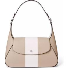 Lauren Ralph Lauren Handbags Lauren Ralph Lauren Schylar Two Tone Medium Shoulder Bag - Tan/Soft White