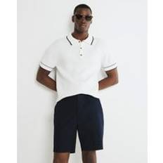 River Island Slim Fit Chino Shorts - Navy