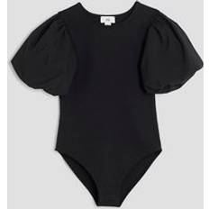 River Island Girls Black Puff Sleeve Bodysuit