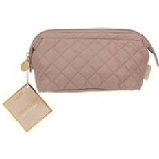 Brown Cosmetic Bags Danielle Creations Simply Slouch Quilted Brown
