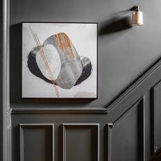 Black Framed Art Gallery Direct Through the Dimensions 1 Canvas 800x800 mm Framed Art