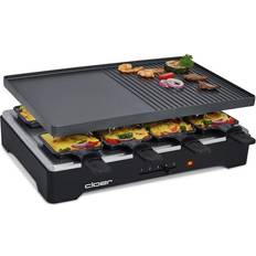 Cloer Raclettegrill 6446 1200 W Musta