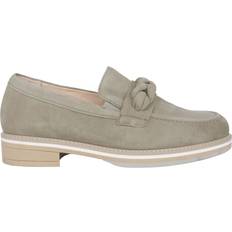 Dam - Ull Loafers Gabor Läder Loafers Stilfulla Skor - Green