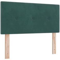 Green Headboards vidaXL Button Tufted Dark Green 90 cm Velvet Headboard