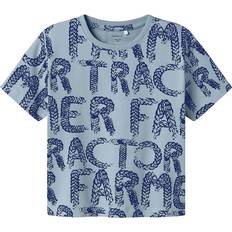 Name It Regular Fit T-shirt - Dusty Blue (13245306)