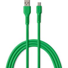 Kablar Forever Colorum USB-A till USB-C Kabel 1.8m 3A Grön