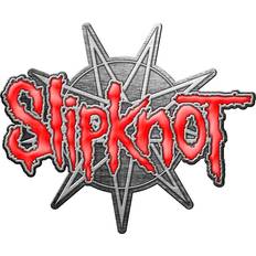 Enamel Brooches Slipknot Enamel 9 Point Star Badge - Grey