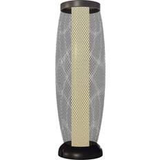 Black Ground Lighting OutSunny Garden Metal Floor Solar LED Lamp 71.5 x 25 x 25 cm Ground Lighting