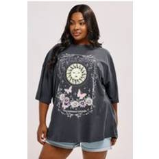 Oversize T-shirts Yours The Sun Graphic Oversized T-Shirt - Grey