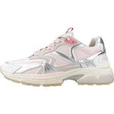 Victoria Mythos Mesh Läderskor Nyckelband Casual - Rosa