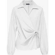 JDY Tie Detail Shirt - White