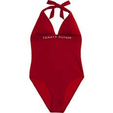 Tommy Hilfiger Deep Plunge Halterneck Swimsuit