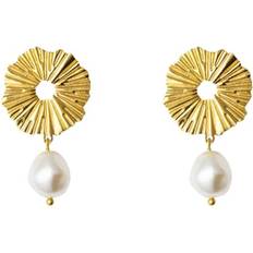 Caroline Svedbom Örhängen Caroline Svedbom Vassia Pearl Earrings Rodiumpläterad Mässing - NEW