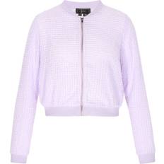 Viskos Jackor Faina Jacke Fashion Look - Pastelllila/Weiß