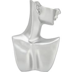 Silver Smyckesträd Neoglint Jewelry Display Mannequin Resin Silver High Glossy