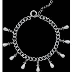 Pärlhalsband Maria Nilsdotter Halsband Chunky Chain Pearls Silver