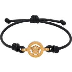 Versace Medusa 95 Leather Bracelet - Gold/Black