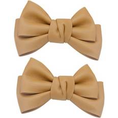 Shoe Care & Accessories Sodial 2pcs Leather Bow Shoe Clips 4038