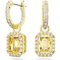 Swarovski 14k Örhängen Swarovski Una Drop Earrings - Yellow