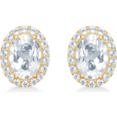 Mads Z Kubisk Zirkon Øreringe Mads Z White Label Guld Celestial Øreringe - 8kt