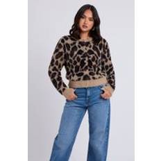 Leopard - Women Cardigans Leopard Print Cardigan New Look - Brown