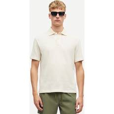 Samsøe Samsøe Herre Polotrøjer Samsøe Samsøe Sajase Polo 15514 Kortærmede Poloer T-shirts - Clear Cream