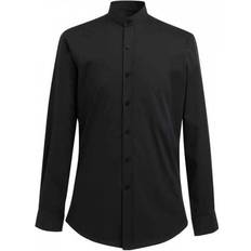 Volterra Grandad Collar Formal Shirt - Vit