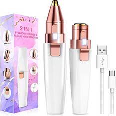 Facial Trimmers Facial Eyebrow Hair Remover 2 in 1