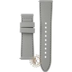 Guess Watch Straps Guess Grey Silicone 22mm Watch Strap CS1002S12