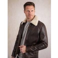 Lakeland Leather Beckhall Aviator Jacket - Brown