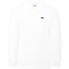 Lacoste Kid's Long Sleeve Petit Piqué Polo Shirt - White (PJ8915-00-001)