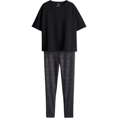 H&M 2-delat Träningsset Med DryMove - Svart/Mörkgrå