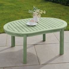 Green Outdoor Dining Tables Greenhurst Banana Table FSC Acacia Hardwood One Size