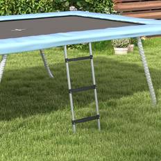 Trampoline Accessories Sportnow Galvanised Steel Trampoline Ladder Climbing 2 Steps