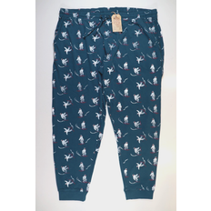 Fatface Yeti Cuffed Cotton Pyjama PJ Pants - Men