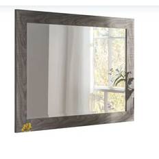 Robert Dyas Yearn Grey Wall Mirror 58.4x73.7cm