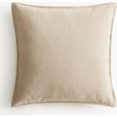 H&M Linen Mix Kissenbezug Beige (50x50cm)