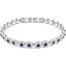 Swarovski Blå Armbånd Swarovski Una Angelic Tennis Armband Rundschliff Blau