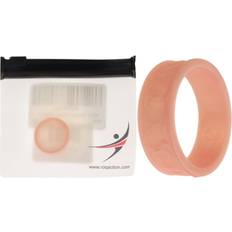 Pink - Wedding Rings ROQ Silicone Wedding Flower Ring 9 mm - Rose Gold