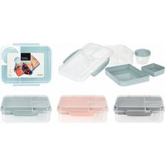 Excellent Houseware Set i 4 Delar Mörk Grå Matlåda
